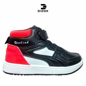 QUELINDA BOTIN BLANCO NEGRO ROJO